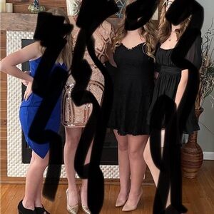 Elegant Black Lace Dress